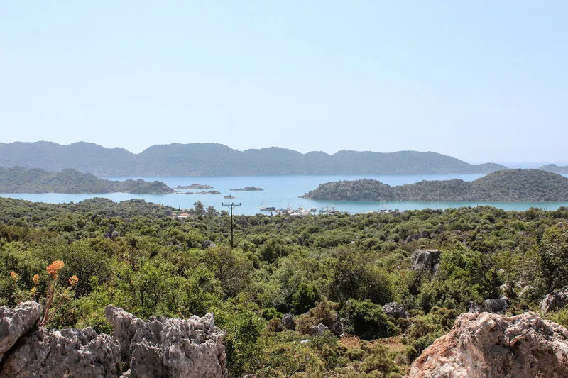 Čudovit razgled na turško obalo in naravo v bližini hotela Citrus Park
