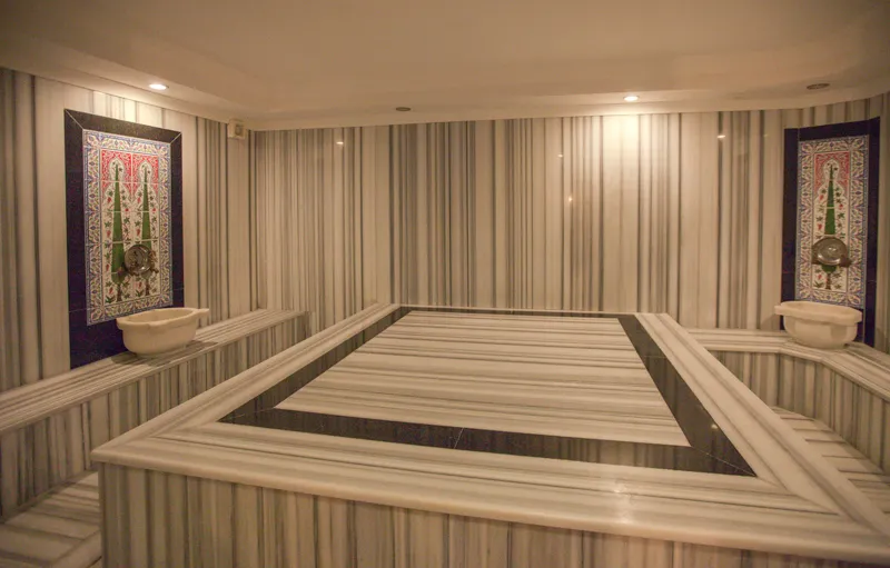 Tradicionalni turški hamam v hotelu